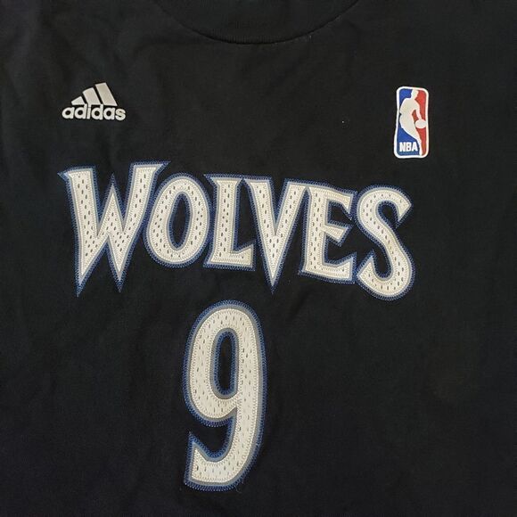 Adidas Wolves Rubio #9 T shirt size Kids M - Picture 3 of 9